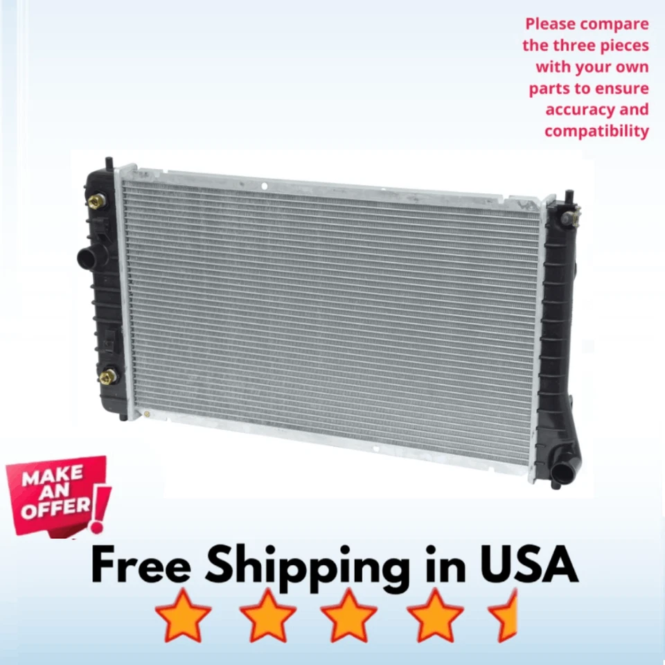 Radiator A/C Fit Chevrolet Cavalier 1995-2002, Pontiac Sunfire 1995-2002 - Image 1 of 1