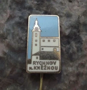 Rychnov nad Kneznou Reichenau an der Knieschna Castle Travel Souvenier Pin Badge - Picture 1 of 2