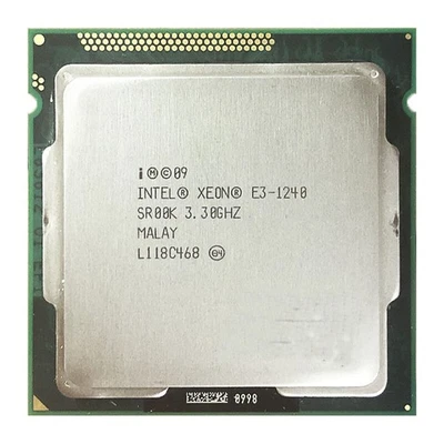 Intel Xeon E3-1240 3.3 GHz Quad-Core Eight-Thread 8M 80W LGA1155 CPU Processor - Image 1 of 4