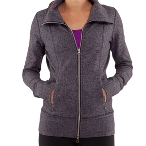 Lululemon Daily Yoga Jacke Black Swan Herringbone Black Swan Damen 6 Fitnessstudio - Bild 1 von 11