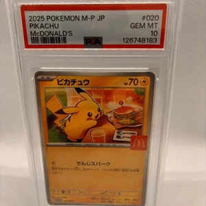 PSA10 McDonald's Pikachu McDonald's Promo - Imagen 1 de 4