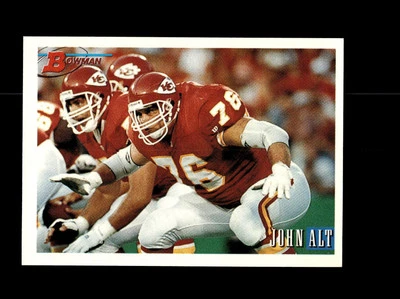 Kansas City Chiefs John Alt #144 Bowman Football Near Mint or Better top - Image 1 of 2