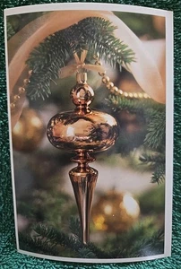 Martha Stewart Weihnachtsbaum Zweig halten Ornament Postkarte Urlaub Kmart 2002 - Bild 1 von 6