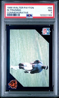 1988 Walter Payton Commemorative Set Card PSA 7 NM #58 Chicago Bears - Image 1 of 2