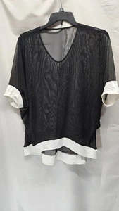 Damen-T-Shirt Größe XL transparenter Rücken - Bild 1 von 4