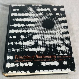 Principles of Biochemistry 5th edition By White, Handler, Smith. 1973 VTG - Picture 1 of 9