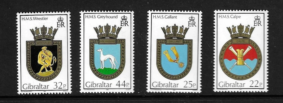 Escudo Gibraltar SC # 574-577 Royal Navy.  MNH Foto 1 de 1