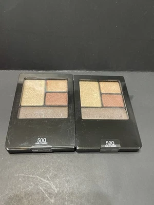 Paquete de 2 cuádriceps de sombras de ojos Maybelline Expert Wear, bronce iluminado por el sol 50Q, 0,17 oz Foto 1 de 4