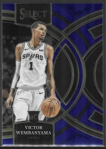 2023-24 Panini Select - Premier Level Victor Wembanyama #121 Blue (RC) - Picture 1 of 2