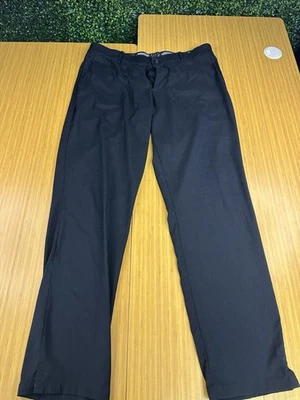 Nike Golf Pants Mens 38x34 Black Dri-Fit Standard Fit Flex Core AJ5489-010 Black - Image 1 of 4