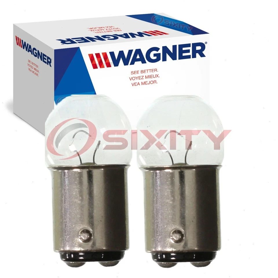 2 pc Wagner Map Light Bulbs for 1958-1982 Cadillac Calais Cimarron DeVille bl - Image 1 of 4