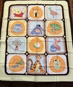 Springs Creative Stoff POOH NATUR QUILT TOP Winnie Puuh 36 x 44 Zoll - Bild 1 von 5