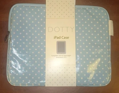 Dotty I-Pad Case / Universal Tablet or Pencil / Brush Case. Size 10.5 X 8.5 Inch - Image 1 of 4