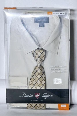 ***Camisa de vestir y corbata tejida de la colección David Taylor (manga larga)*** Foto 1 de 4