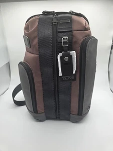 NEW TUMI Higgins Sling Crossbody Day Bag Copper Gray and Black - Picture 1 of 13