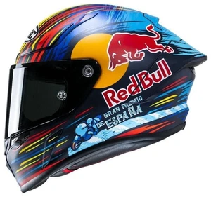 HJC Spanish GP Jerez Circuit Version HJH239 RPHA 1N Jerez Red Bull Helmet New - Foto 1 di 12