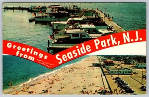 AK Grüße aus Seaside Park, NJ Yacht Club I11 - Bild 1 von 2