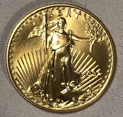 American Gold Eagle 1992 $25 1/2 oz fecha clave BU+++ Foto 1 de 4