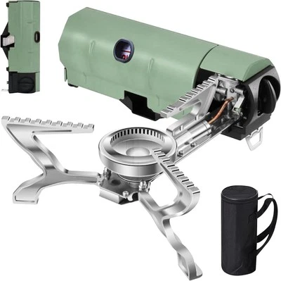 PETOUR Faltbar Mini Campingkocher Gaskocher Herd Gasherd Campingkocher Wandern Outdoor