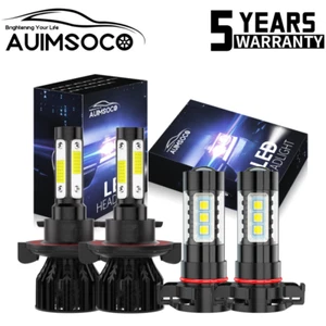 For Chevrolet Camaro Coupe 2-Door 2010-2013 LED Headlight Fog Light Bulbs Combo - Picture 1 of 14