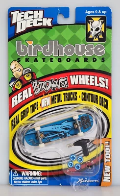 Tech Deck Birdhouse Skateboards Tony Hawk Azul Pterodactyl 3740 Raro Cardado Nuevo Foto 1 de 4