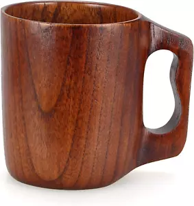 Taza de madera hecha a mano hombre mujer regalo té café bebidas taza fresca - Imagen 1 de 5
