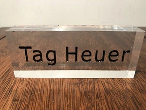 Acrylic Block Watchmaker Store Display Multiple Brands Available - Picture 1 of 16