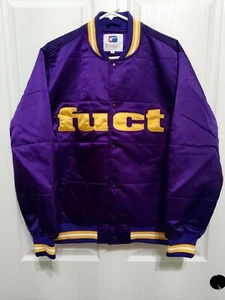 Fuct Stadium Jacket Purple and Yellow Size L - Picture 1 of 5