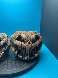 Antorcha tiki cabeza calabaza miedo vintage - Imagen 1 de 5
