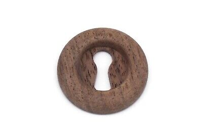 Keyhole Cover Plates Wood Escutcheon Furniture Lock Cover Walnut Antique Locks • 2.75$