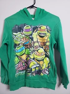 Ninja Turtles Kids Hoodie Size LARGE (10-12)  - Picture 1 of 9