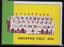 1963 Topps Baseball Houston Colt 45s #312!  Low Shipping for Multiple Items!