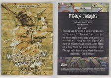 2017 Topps Fire Monikers Gold Minted Frank Thomas #M-12 HOF