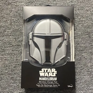 Star Wars THE MANDALORIAN Wireless Charge Pad Apple & Samsung NEW ✅ SEALED - Picture 1 of 9
