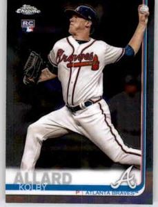2019 Topps Chrome Kolby Allard Rookie RC Insert MLB PWE Braves #99 - Picture 1 of 2