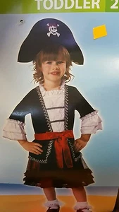 XX 3592 Vestido Pirata Real Disfraz Infantil Niño Pequeño - Imagen 1 de 1