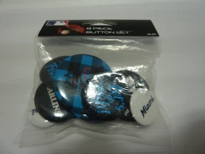 New MIAMI MARLINS ( MLB) 8 Piece Button Set MADE IN USA - Picture 1 of 3