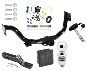 Trailer Tow Hitch For 07-09 KIA Sorento Deluxe Package Wiring 2" Ball and Lock - Picture 1 of 12