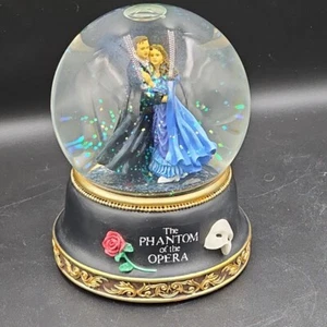 The Phantom of the Opera Snow Globe San Francisco Music Box Company 1986 Works - Picture 1 of 7