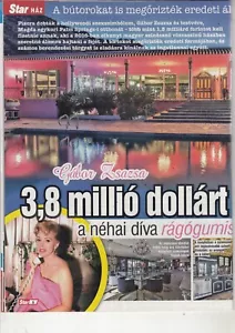 ZSAZSA GABOR,CHRISTINA APPLEGETE,CINDY CRAWFORD,ADELE Hungarian magazine 2023 - Picture 1 of 6
