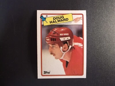1988-89 Topps Hockey Doug Halward Card # 113 - Image 1 of 2