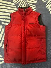 Victorinox Swiss Army Mens Down Vest Puffer Reversible Red and Black US Sz Small