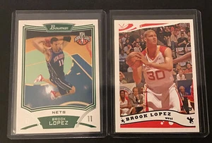 🔥2006 TOPPS MCDONALDS BROOK LOPEZ #B22 TRUE ROOKIE RARE PLUS BOWMAN LOT OF 2🔥 - Picture 1 of 2