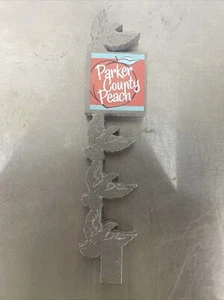 Parker County Peach Tap Handle Solid Metal - Picture 1 of 2