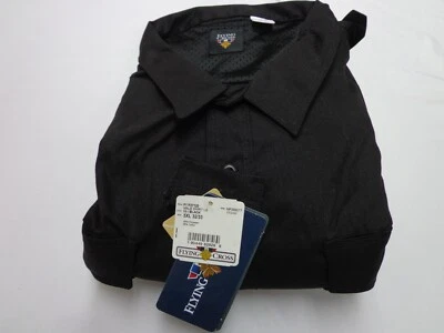 Flying Cross FX7120  Black Uniform  Shirt   Size 5XL 32/33  NWT - Image 1 of 4