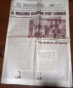 mx29 TRIESTE 23 maggio 1915 -Il nostro giorno più lungo-Speciale IL PICCOLO 1965 - Foto 1 di 1