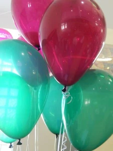 Globos de Borgoña Verde Jade Fiesta Borgoña Fiesta Verde Borgoña - Imagen 1 de 3