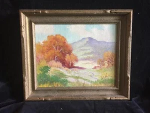 CALIFORNIA Plein Air Oil Painting Circa 1900 to 1930 - Picture 1 of 8