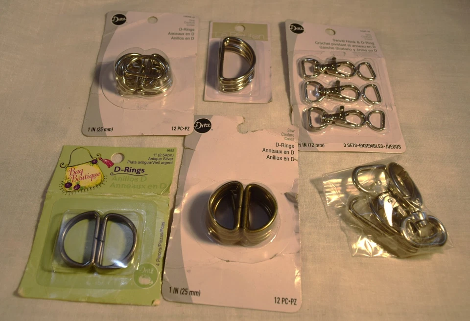 Nuevo Lote de 42 Piezas de Artes y Manualidades D Eslabones y Ganchos Giratorios Foto 1 de 1