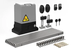 Blütezeit Automatic Sliding Gate Opener 4000lb Rack Driven w/ 2 Remotes Kit - Picture 1 of 6
